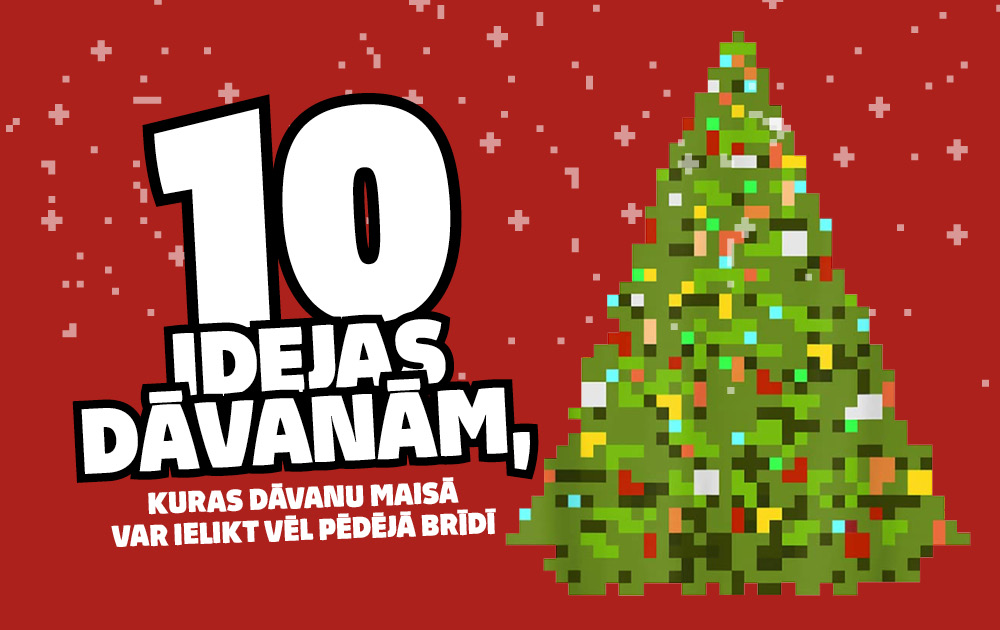 10 idejas dāvanām, kuras dāvanu maisā var ielikt vēl pēdējā brīdī