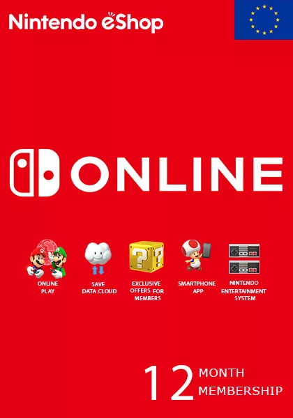 EU Nintendo 12 Month Membership